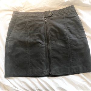 FREE PEOPLE suede mini skirt